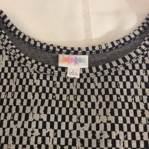 Coveted jacquard black and white LuLaRoe
